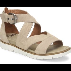 Sofft Mirabelle Moonstone Grey Suede sandal